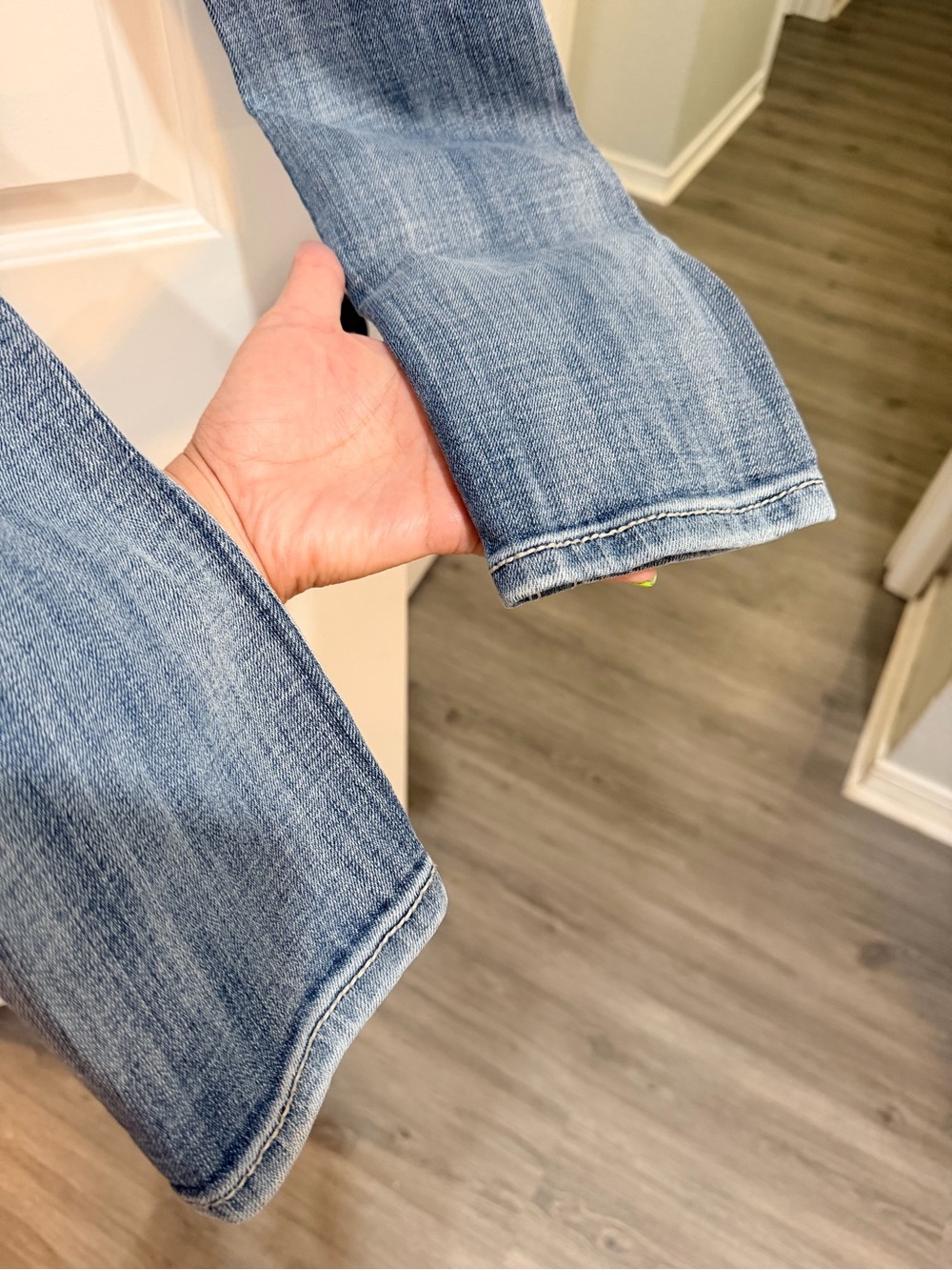 Miss me waist 24” blingy blue jeans - straight - Picture 7 of 9